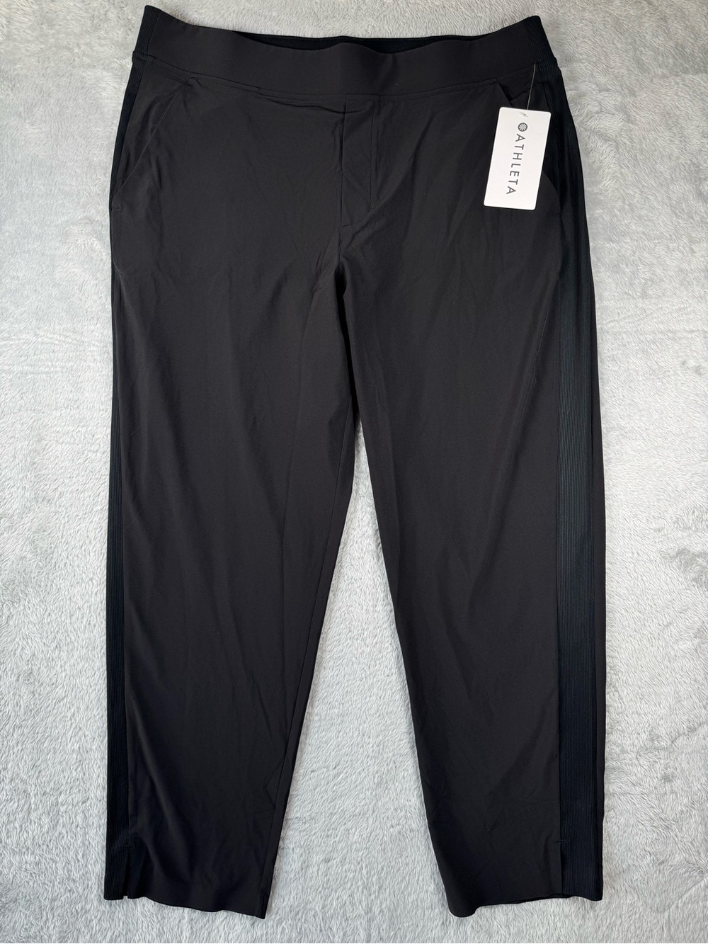 NWT Athleta Brooklyn Ankle Pants Black Size 16
